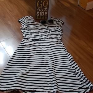 Black & white striped Old Navy dress